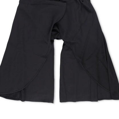 BALENCIAGA Womens Godet Skirt Maxi Asymmetric Twill Black Size 38 RRP 2450 — View 5