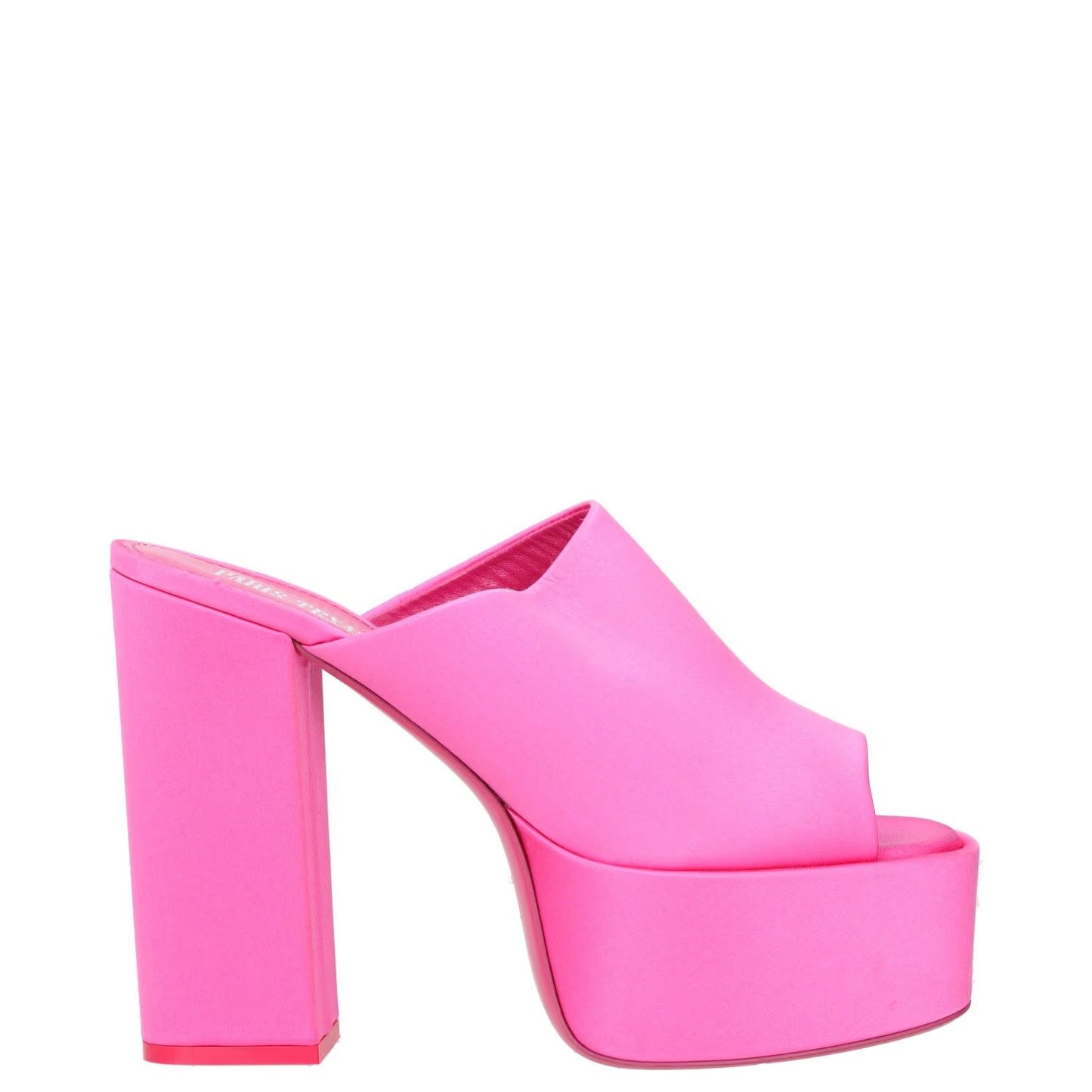 PARIS TEXAS Womens Heels Pink Synthetic Open Toe Platform Heel UK 5.5 RRP 300