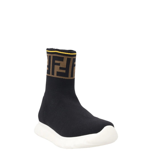 FENDI Boys Trainers Black Synthetic Knit Sock  Pull On Rubber Sole EU 31 RRP 175 — View 2