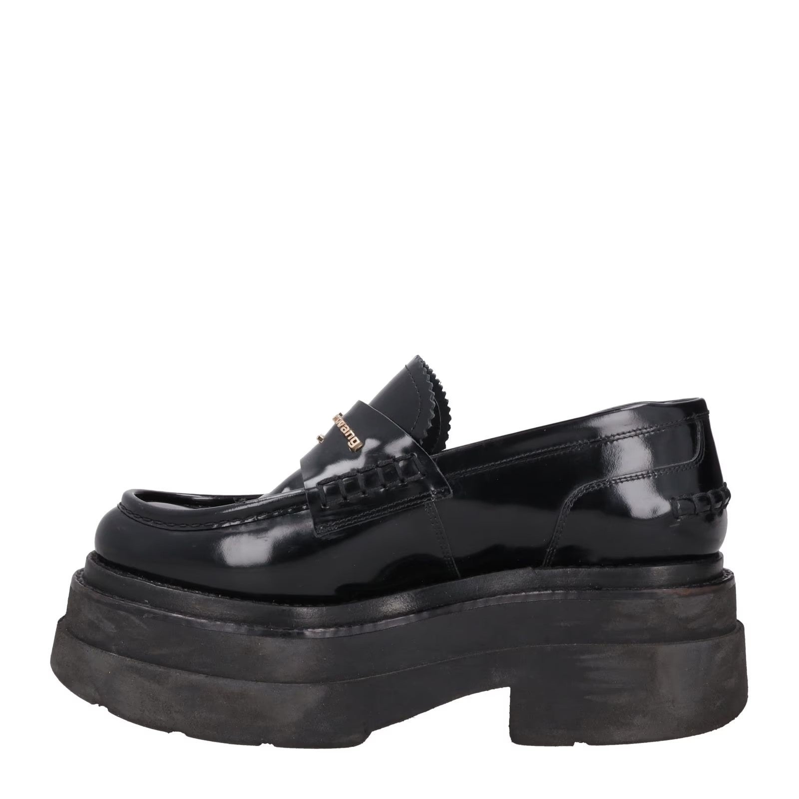ALEXANDER WANG Womens Carter Platform Loafer Leather Black EU 36.5 RRP 575 — View 4