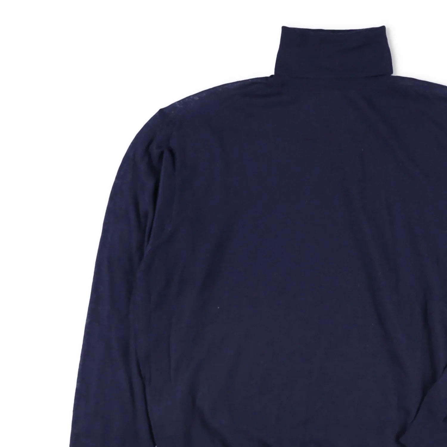 PRADA Womens Jumper High Neck Long Sleeve Pullover Sweatshirt Blue 44 RRP 1520 — View 3