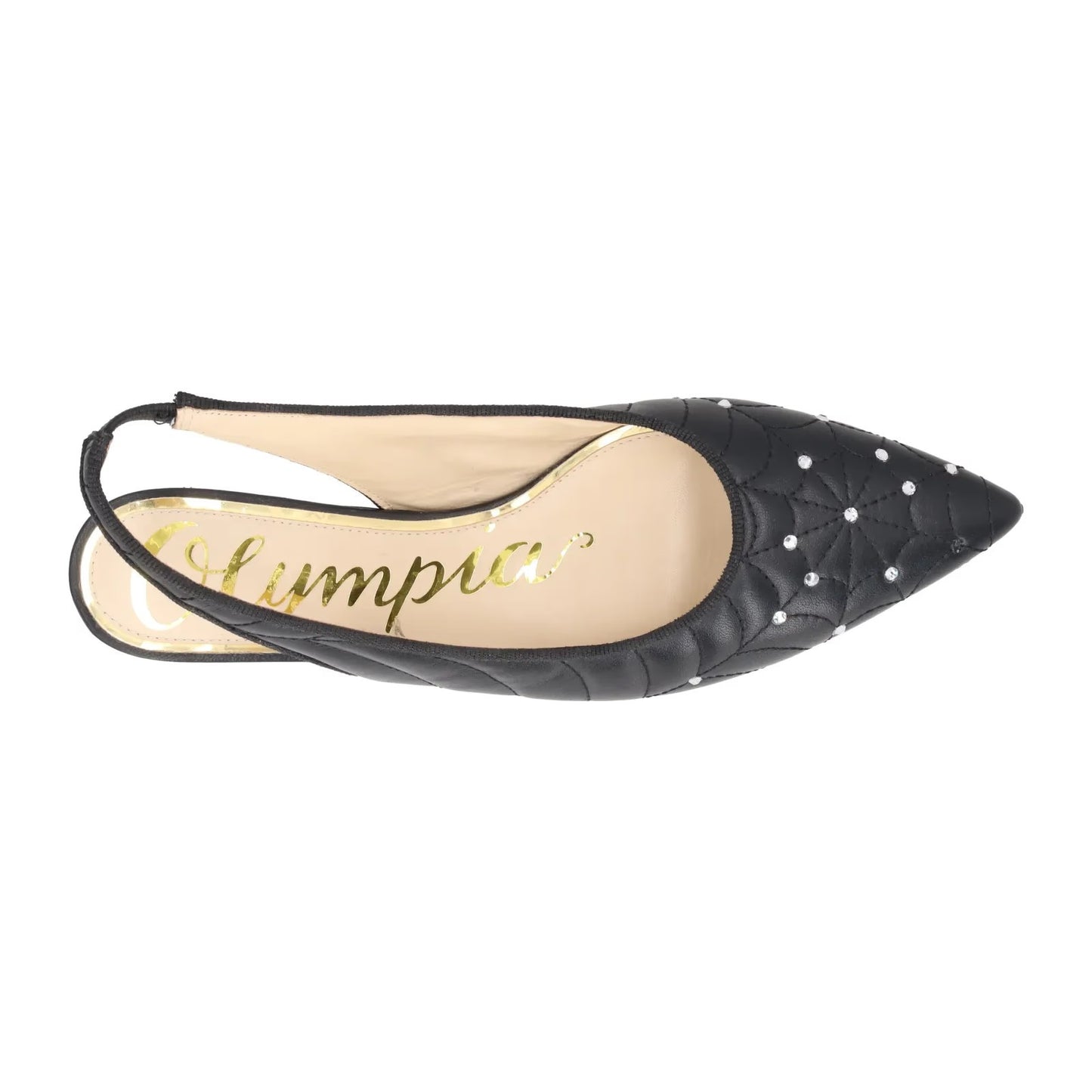 CHARLOTTE OLYMPIA Womens Nurmi Flat Leather Flats Ballerinas Black EU 37 RRP565 — View 7