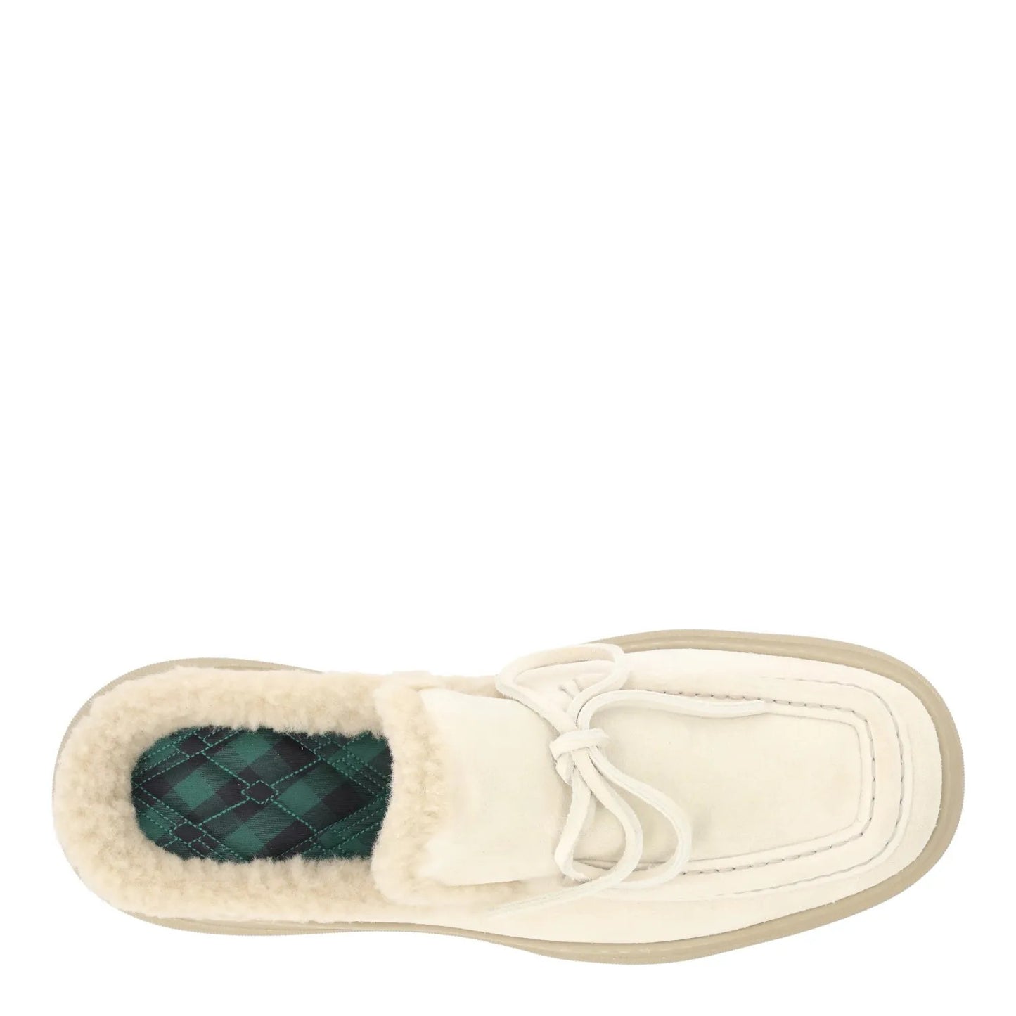 BURBERRY Stony Loafer Womens Suede Faux Fur Lining Lace Up Grey UK 8 RRP 690 — View 7