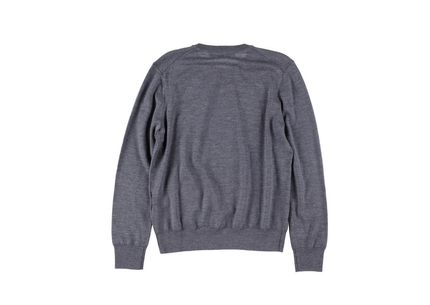 AARON ESH Mens Ruched Neck Crewneck Jumper Grey Long Sleeve Size 24 RRP 260 — View 11