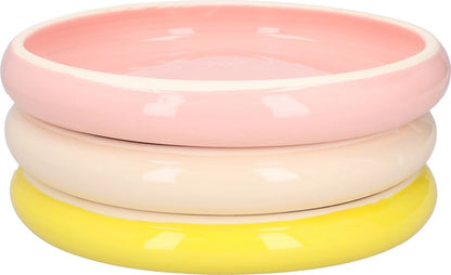 LOLA MAYERAS Set Of 3/4 Puffy Plate Round Multicoloured One Size  RRP 200 — View 8