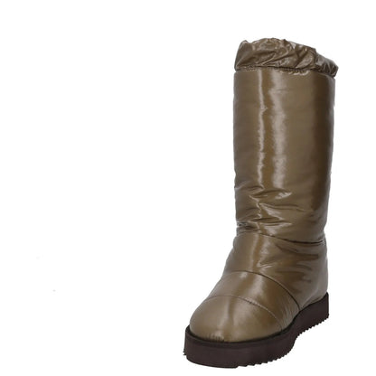 GIABORGHINI Womens Snow Boots Green Synthetic Mid Calf Drawstring UK 3 RRP 375 — View 3