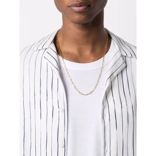 TOM WOOD Gold Plated Box Chain Necklace Lobster Fastening One Size RRP 182 — View 2