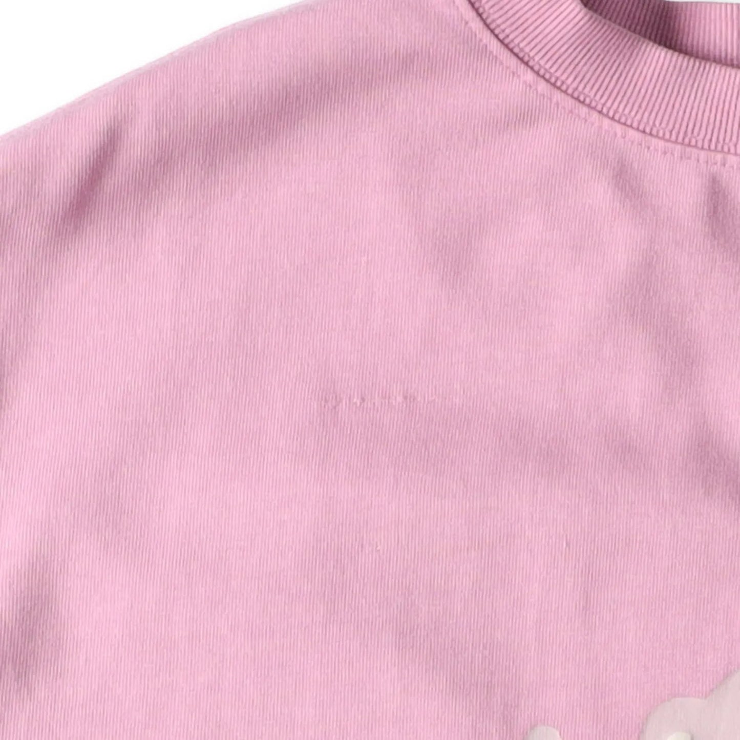 WE11 DONE Womens Pink Teddy Logo T-Shirt Cotton Animal Short Sleeve S RRP 250 — View 9