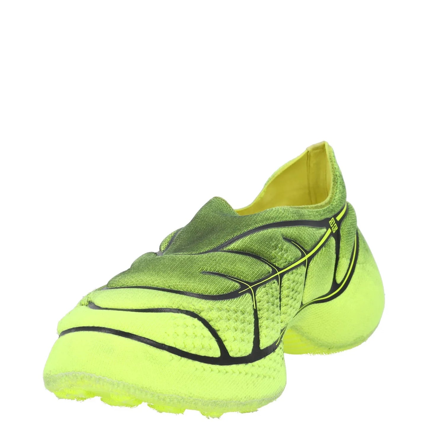 GIVENCHY Mens Trainer Yellow Synthetic Black Design Low Top UK 8 RRP 400 — View 3