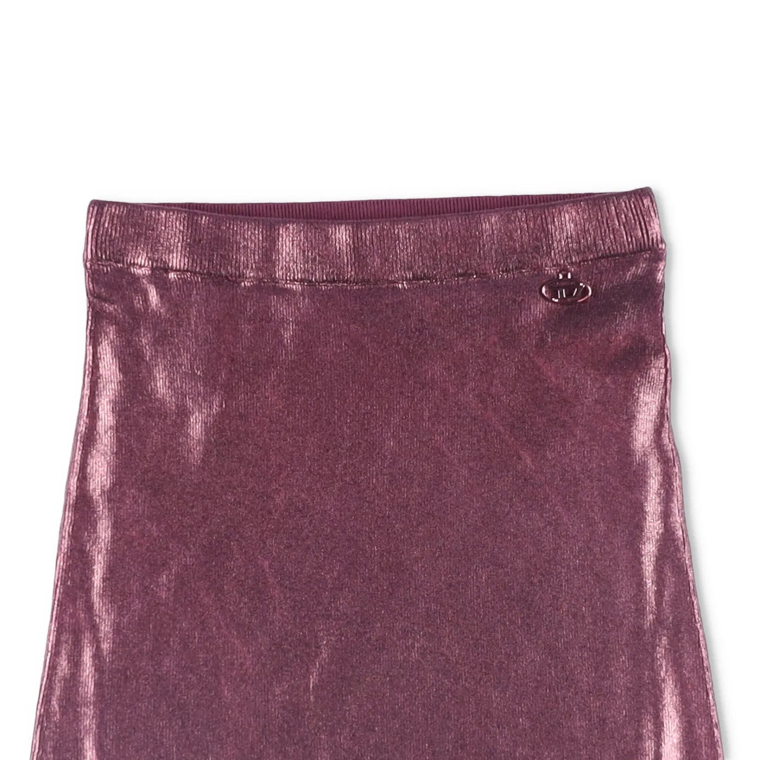 DIESEL Womens Knitwear Mini Skirt Shades Of Metallic Foil Total Purple S RRP 185 — View 2