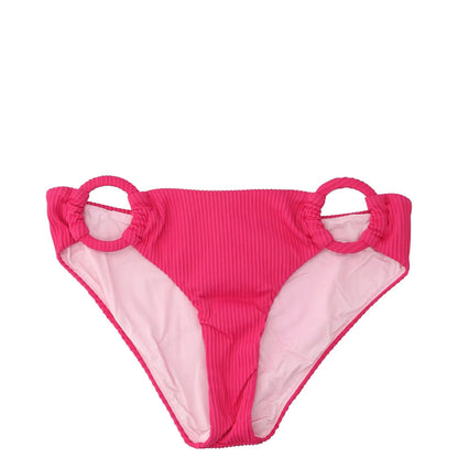 ALEXANDRA MIRO Womens Tanga Ring Bikini Bottom Raspberry Texture Size S RRP 95 — View 2