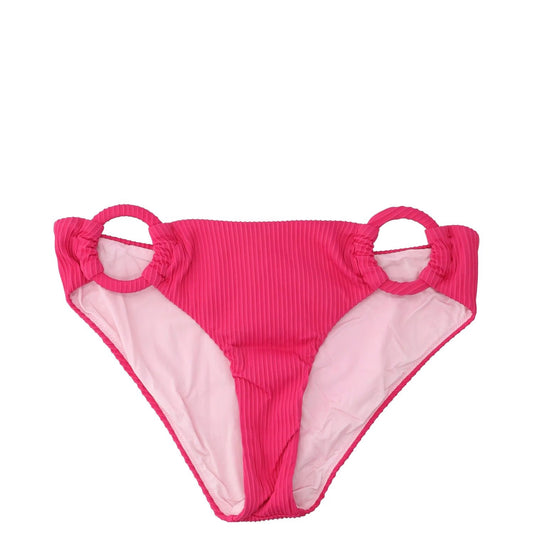 ALEXANDRA MIRO Womens Tanga Ring Bikini Bottom Raspberry Texture Size S RRP 95 — View 2