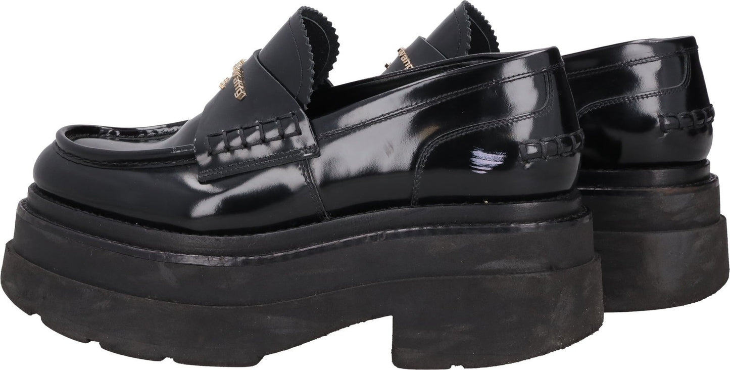 ALEXANDER WANG Womens Carter Platform Loafer Leather Black EU 36.5 RRP 575 — View 9