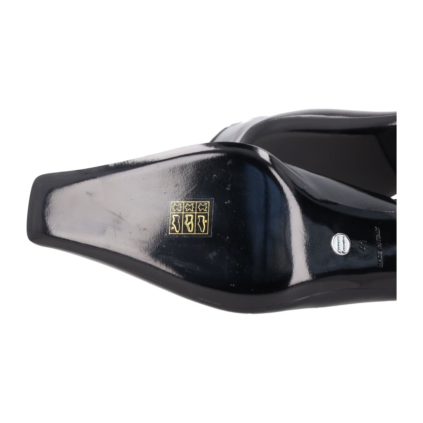 PROENZA SCHOULER Women Kitten Heel Strap Silver Buckle Leather Black EU41 RRP598 — View 9