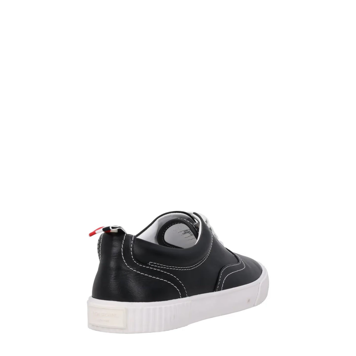 THOM BROWNE Mens Heritage Trainer Rubber Sole Vitello Calf Leather UK10 RRP 630 — View 6