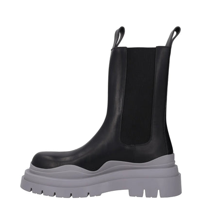 BOTTEGA VENETA Mens Tire Chelsea Boot Black Grey High Ankle UK 10 RRP 1080 — View 4