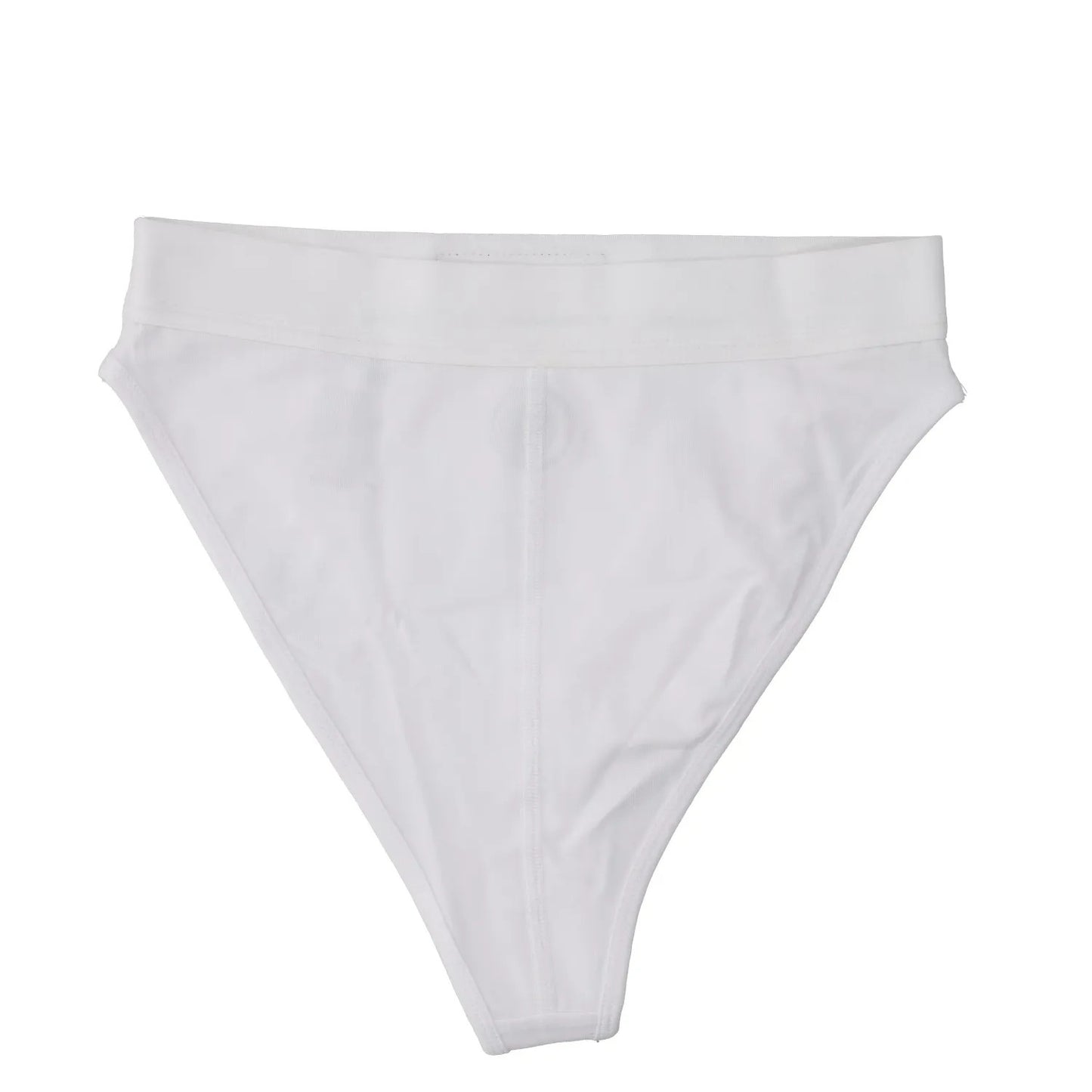 MARINE SERRE Womens Borderline Briefs High Waisted White Knickers Size S RRP 85 — View 11