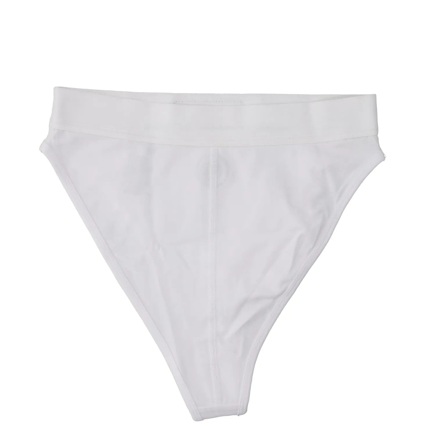 MARINE SERRE Womens Borderline Briefs High Waisted White Knickers Size S RRP 85 — View 11