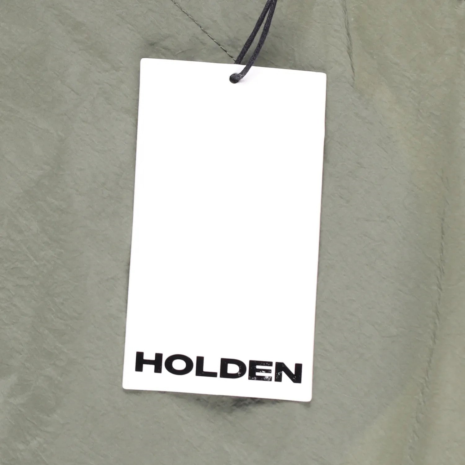 HOLDEN Mens Green Parka Coat Softshell Stand Up Collar Zip Closure M RRP 800 — View 10
