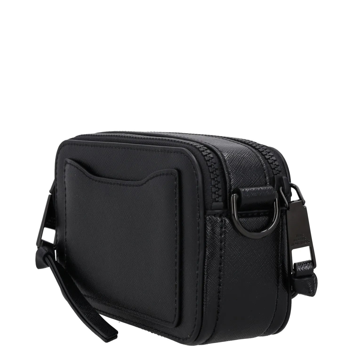 MARC JACOBS Womens Crossbody Handbag Black Leather Zip Closure M RRP 350 — View 5