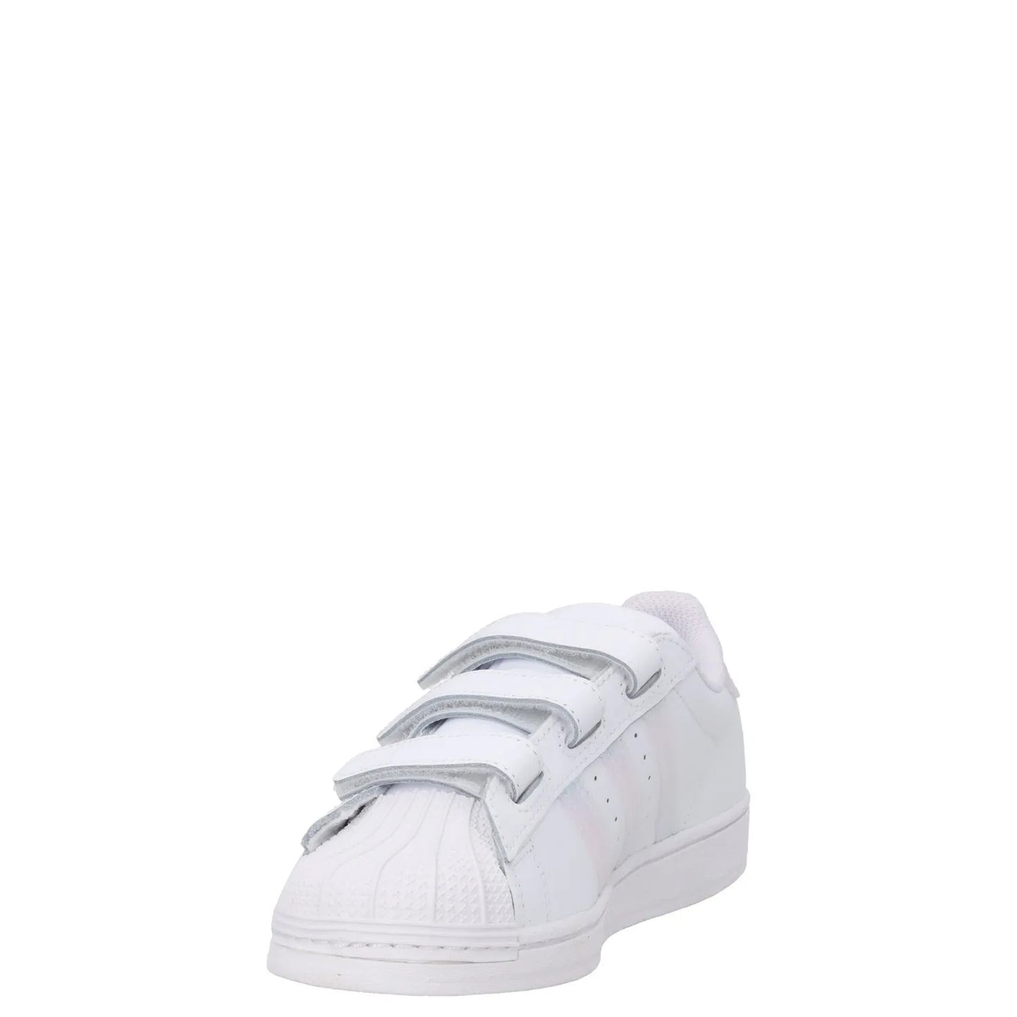 ADIDAS Girls Superstar Sneaker Leather Low Top White Trainers EU 34 RRP 55 — View 3