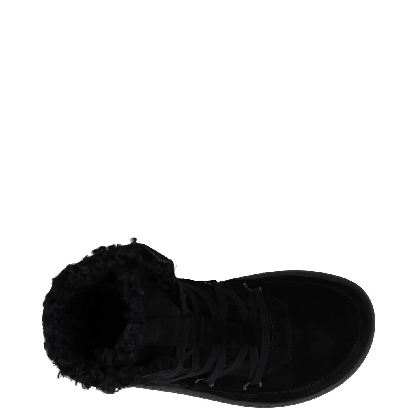 GIABORGHINI Womens Boot Black Leather Platform Heel Lace Up Faux Fur UK 6 RRP375 — View 7