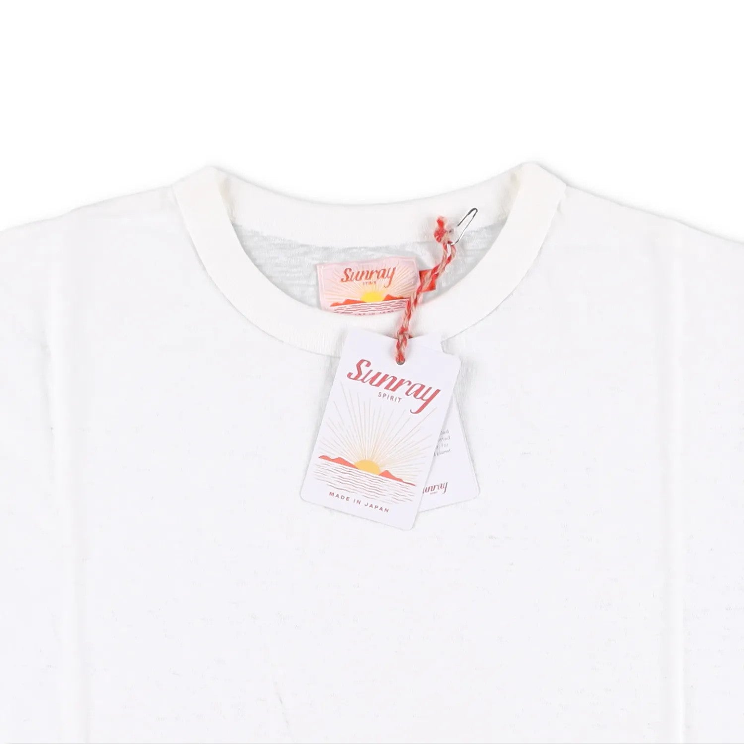 SUNRAY Womens T-Shirt White Crew Neck Short Sleeve Cotton Size 1 RRP 65 — View 5