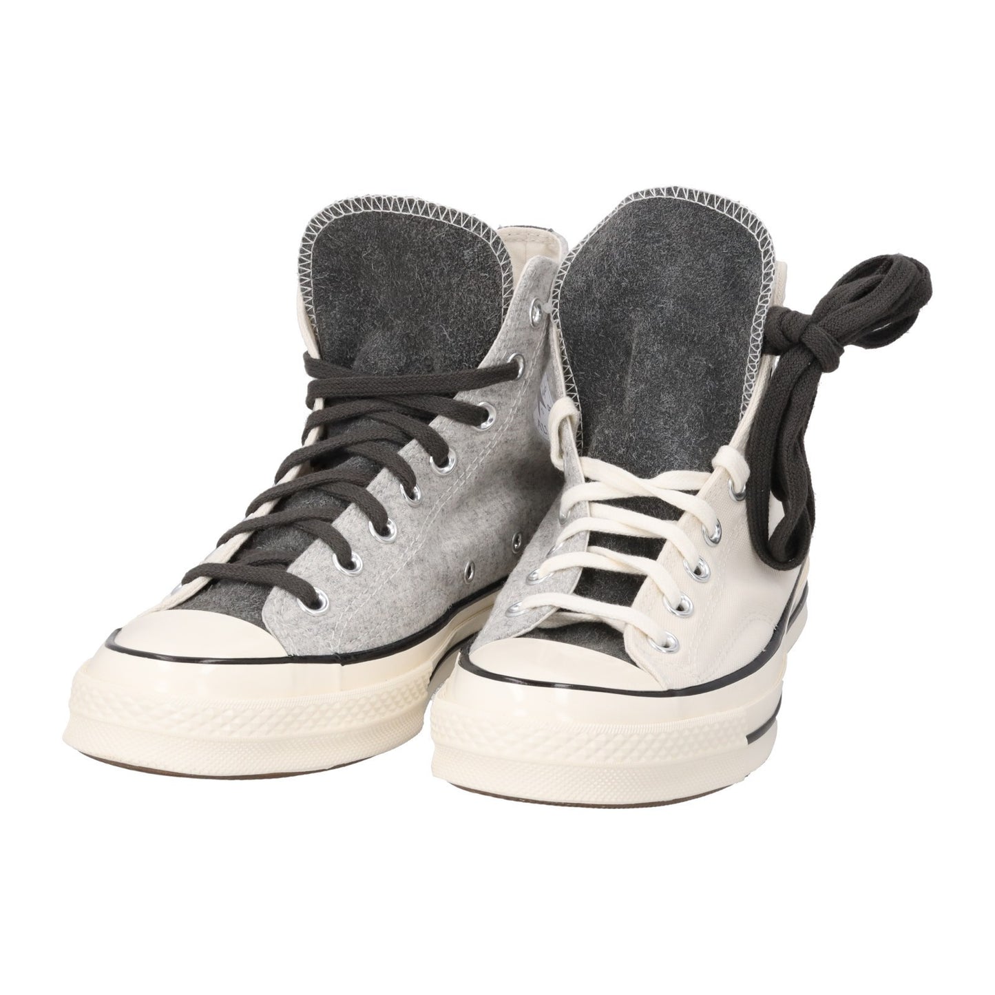 CONVERSE Chuck 70 Hi Turbulence Tofu Hi Top Grey UK 9 RRP 100 — View 10