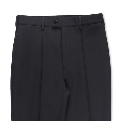 PRADA Men Tapered Trousers Black Dress Pant Pleated Tapered Flat Front 48 RRP950 — View 2