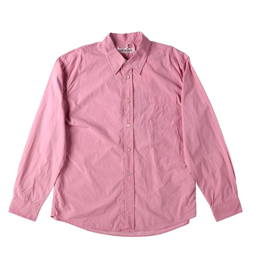 OUR LEGACY Mens Beyond Button Up Poplin Shirt Pink Collared Size 48 RRP 270