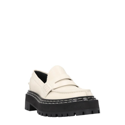 PROENZA SCHOULER Womens White Leather Platform Loafers Slip On UK 4.5 RRP 810 — View 2