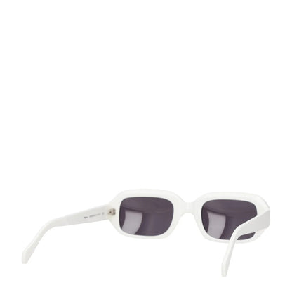 ILLESTEVA Womens Square Sunglasses White Acrylic Frame Dark Lens One Size RRP225 — View 5