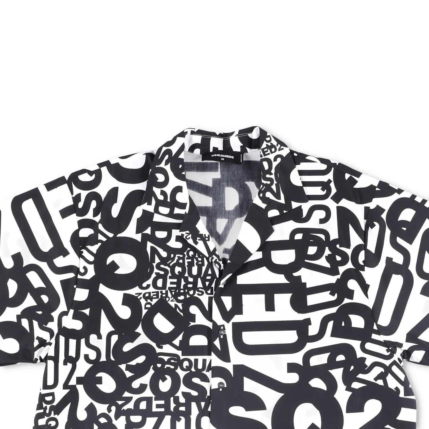 DSQUARED2 Mens Shirt Cotton Button-Up Multicoloured Short Sleeve Size 46 RRP 375 — View 2