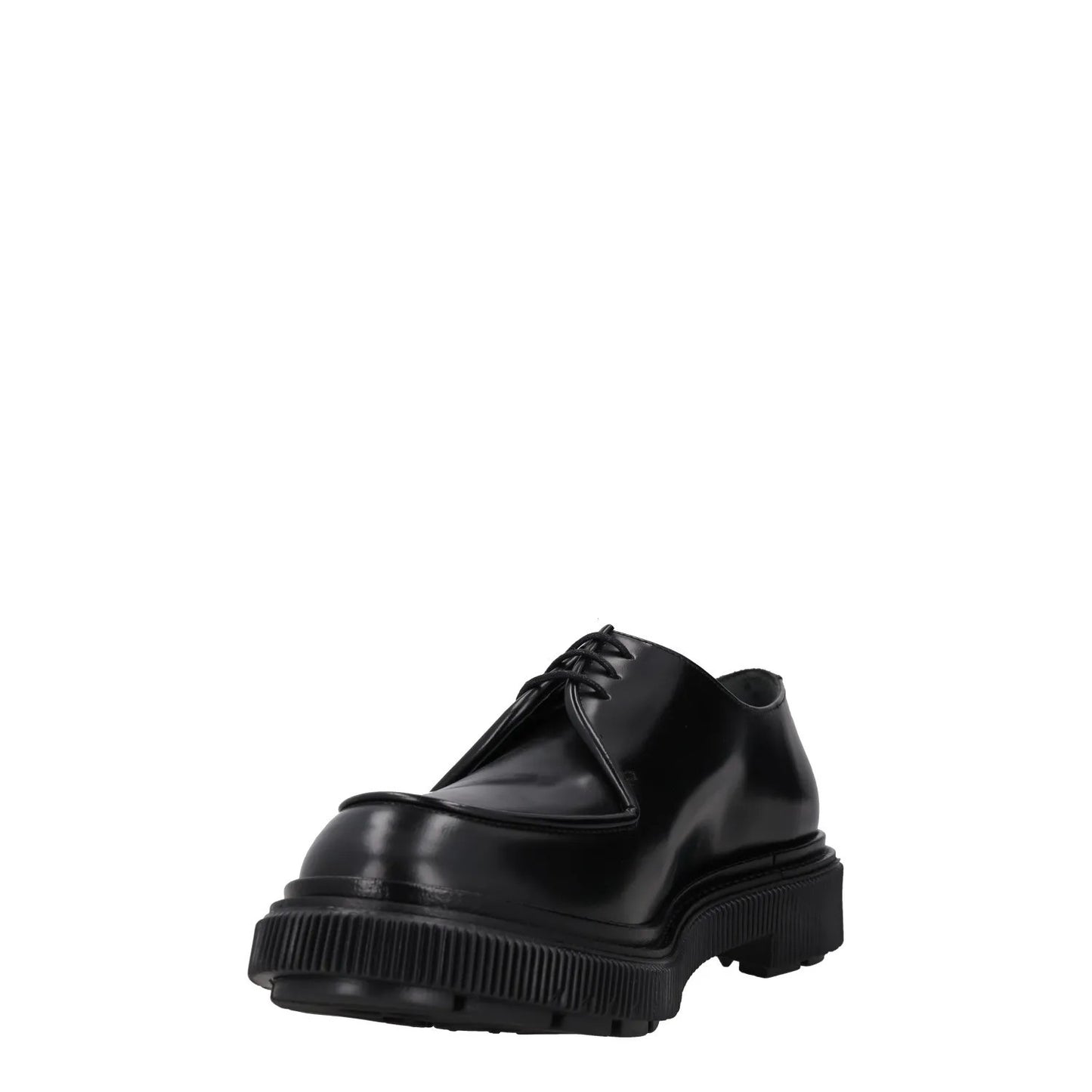 ADIEV Mens Loafers Black Patent Leather Lace Up Chunky Sole Casual UK 9 RRP 400 — View 3