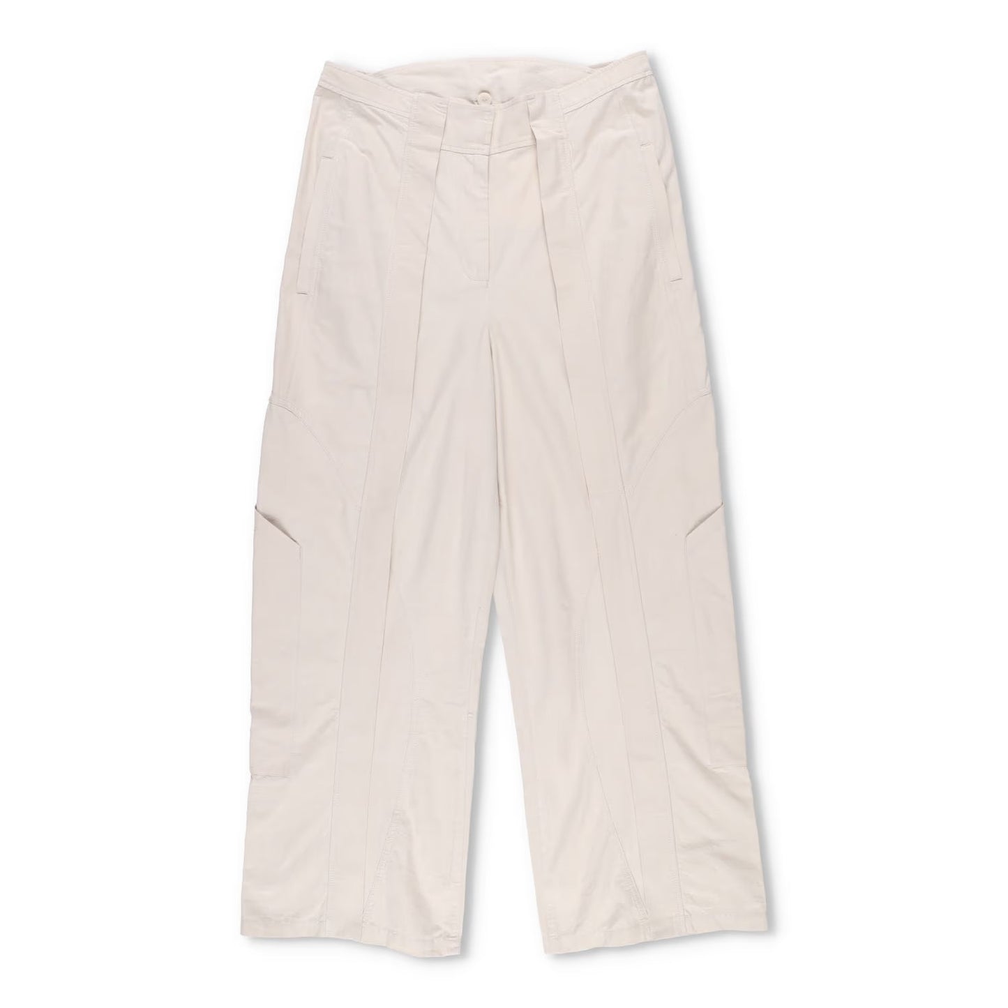 CHRISTOPHER ESBER Womens Cocosolo Trousers Putty Slim Leg Beige Size 6 RRP 540