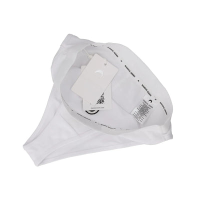 MARINE SERRE Womens Borderline Briefs High Waisted White Knickers Size S RRP 85 — View 9