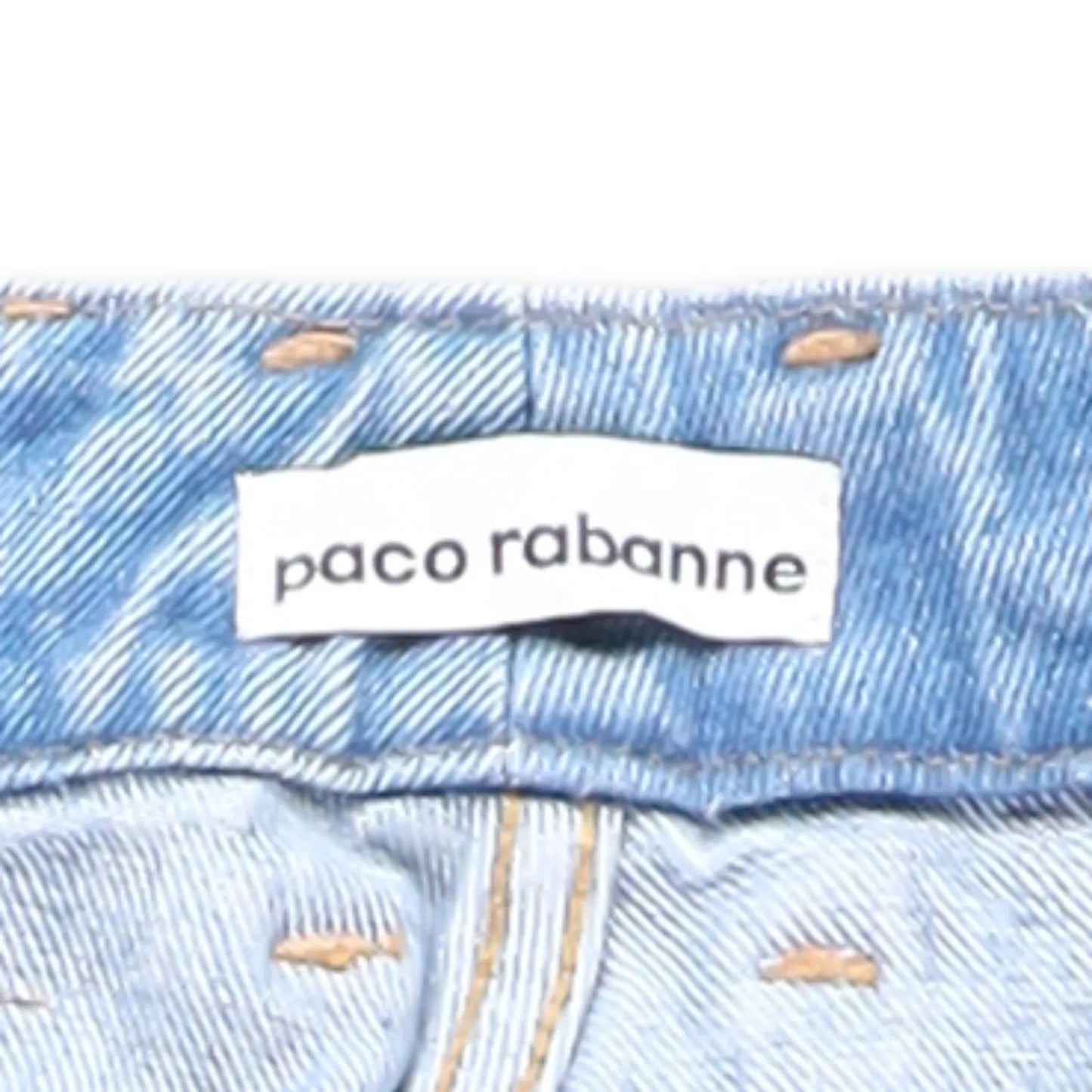 PACO RABANNE Womens Flares Bootcut Jeans Denim Light Blue Size 36 RRP 350 — View 9
