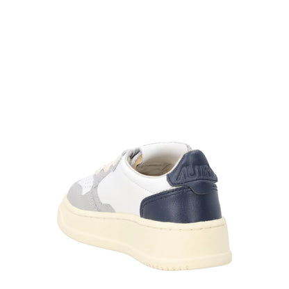 AUTRY Unisex Kids Medalist Trainers Leather Low Top White Comb EU 34 RRP 165 — View 5