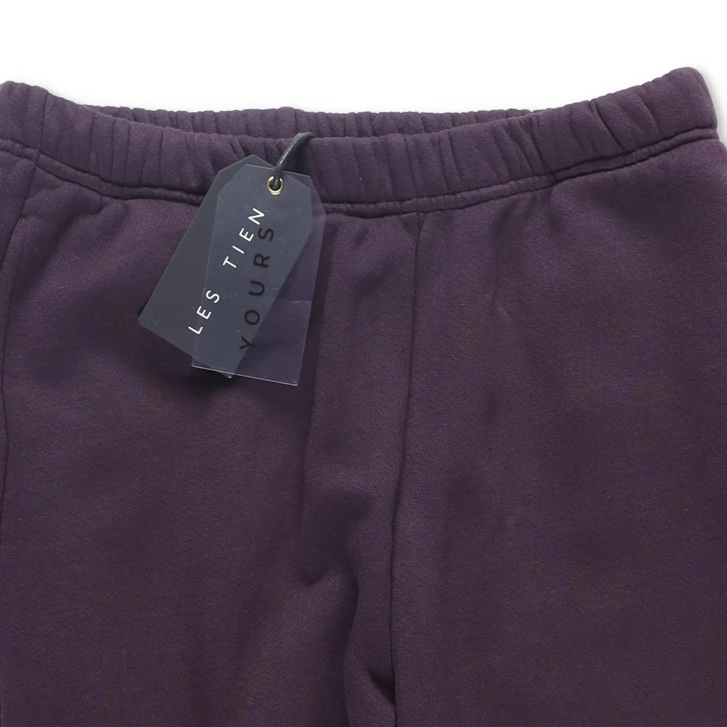 LES TIEN Mens Joggers Relaxed Fit Cotton Purple Elastic Waist Size S RRP200 — View 5