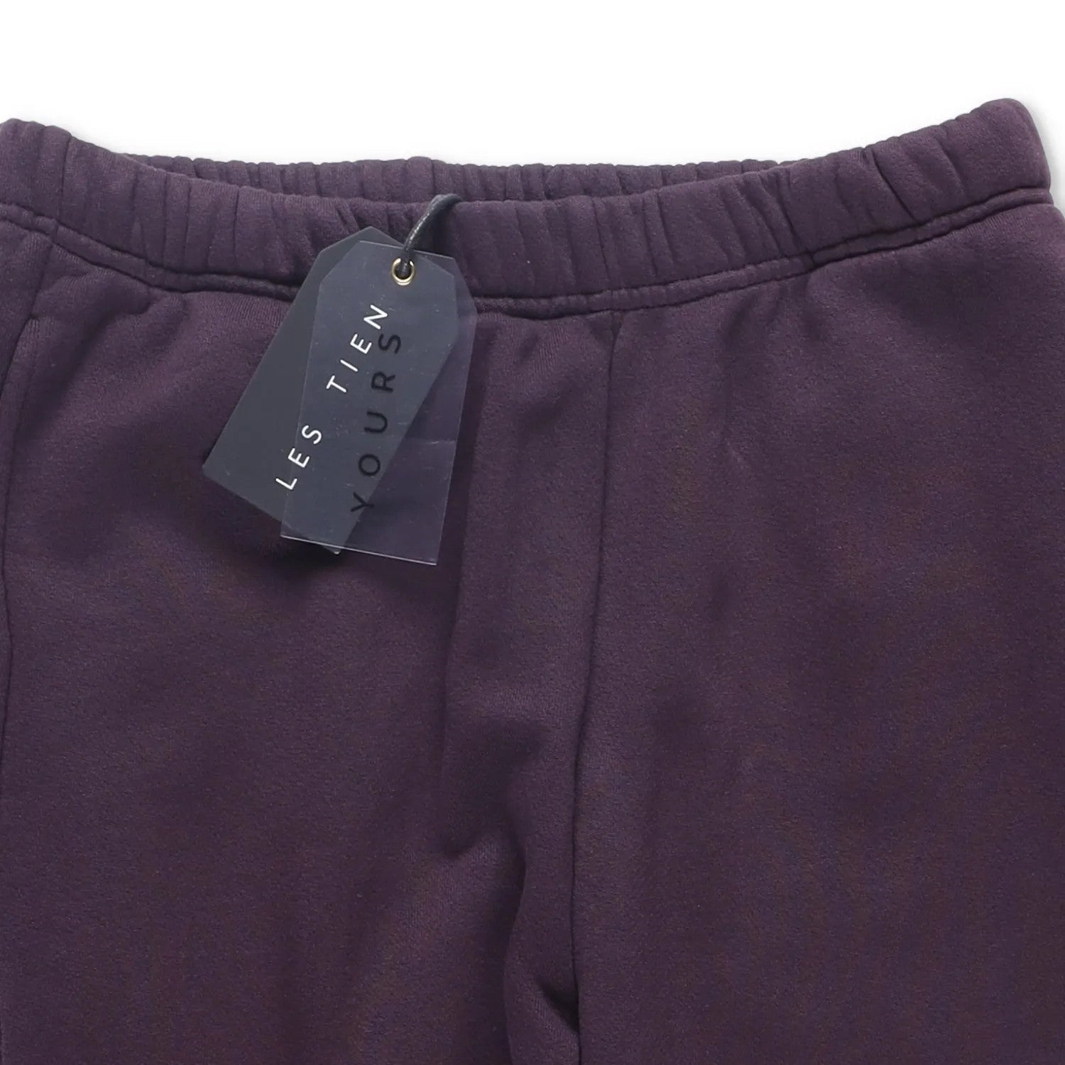 LES TIEN Mens Joggers Relaxed Fit Cotton Purple Elastic Waist Size S RRP200 — View 5