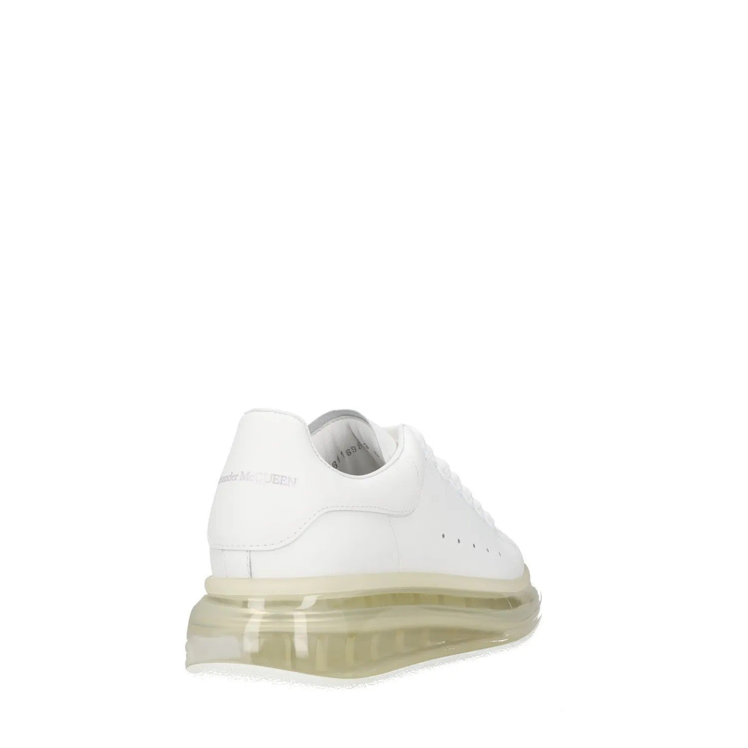 ALEXANDER MCQUEEN Womens White Leather Low Top See Through Sole UK 3 RRP 587 — View 6