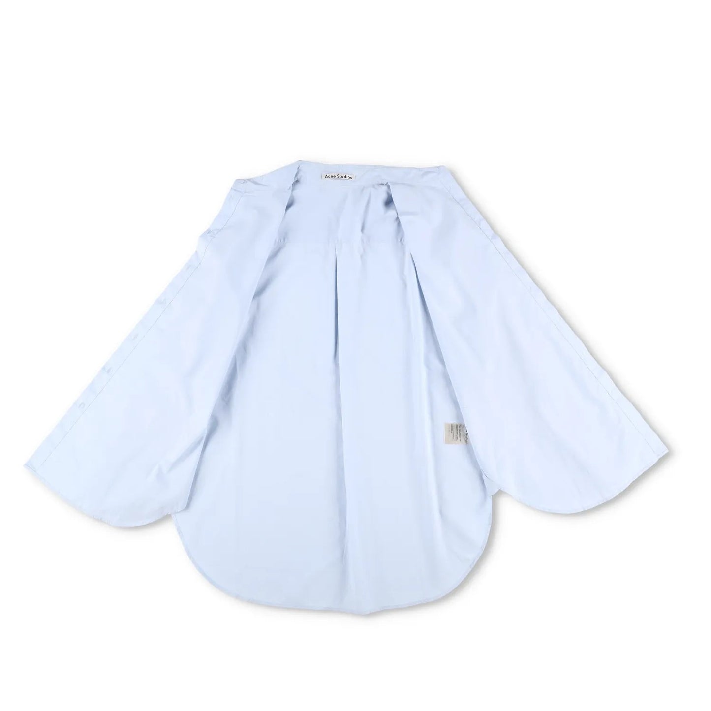 ACNE STUDIOS Womens Shirt Button-Up Collared Long Sleeve Blue Cotton 38 RRP 325 — View 8