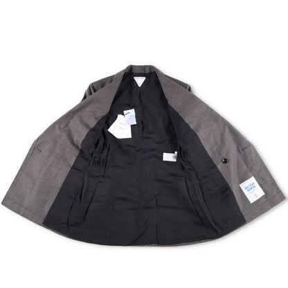 BOTTEGA VENETA Womens Blazer Jacket Double Breasted Sriped Grey 40 RRP 2420 — View 6