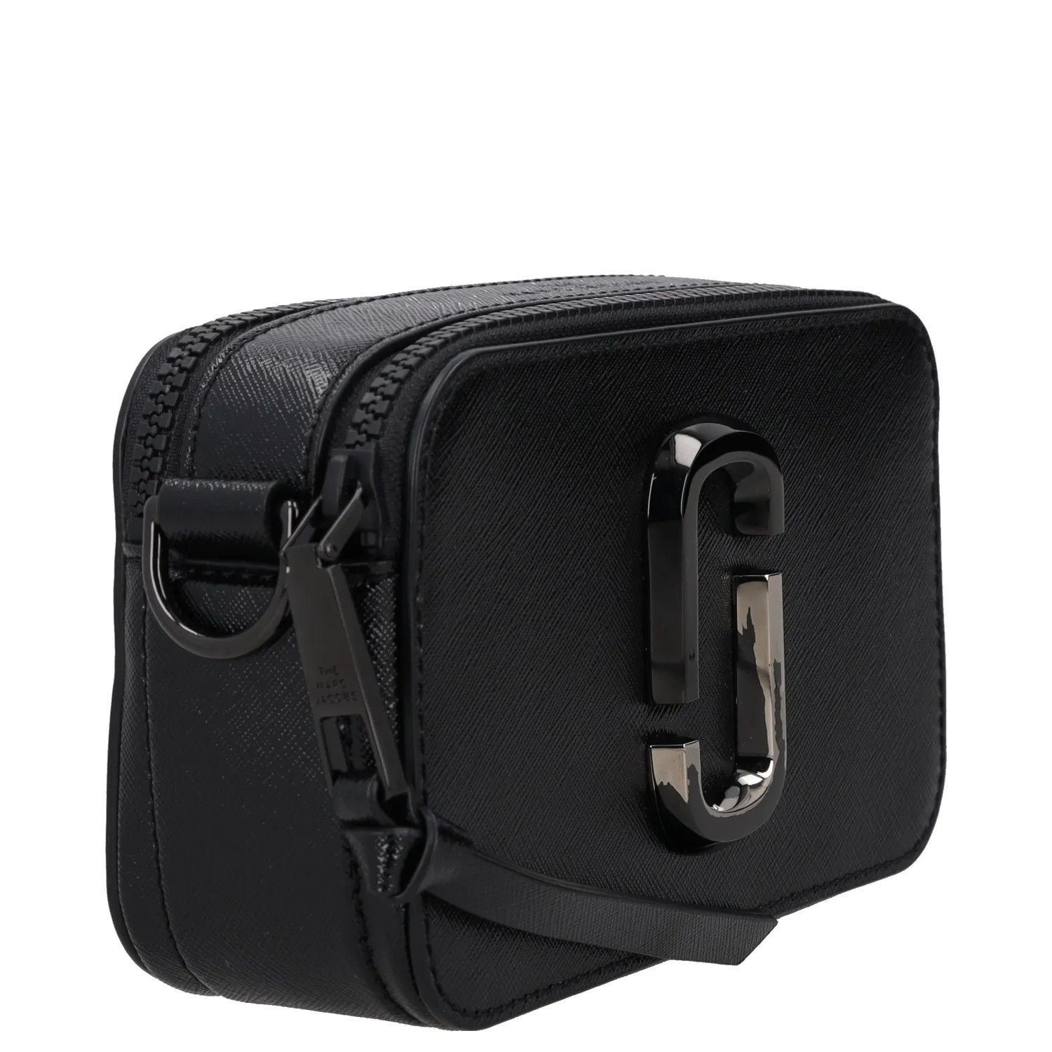 MARC JACOBS Womens Crossbody Handbag Black Leather Zip Closure M RRP 350 — View 6