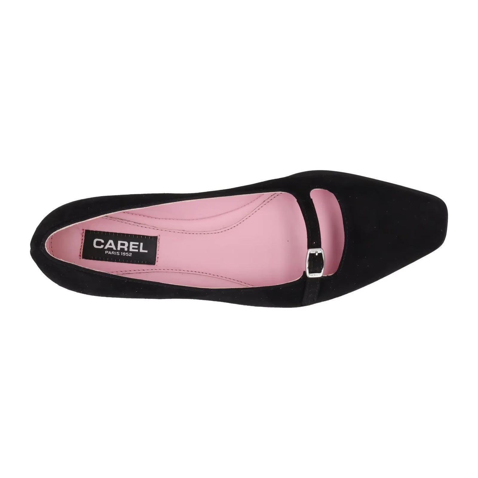 CAREL PARIS Womens Emilie 24 Ballet Flats Black Suede Leather Bow EU 36.5 RRP350 — View 7