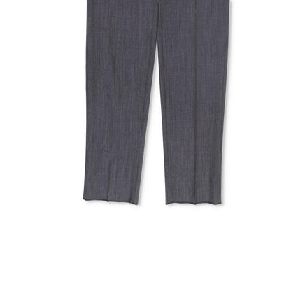 ZEGNA Mens Dress Pants Grey Pleated Flat Front Trousers Wool Blend 50 R RRP 350 — View 4