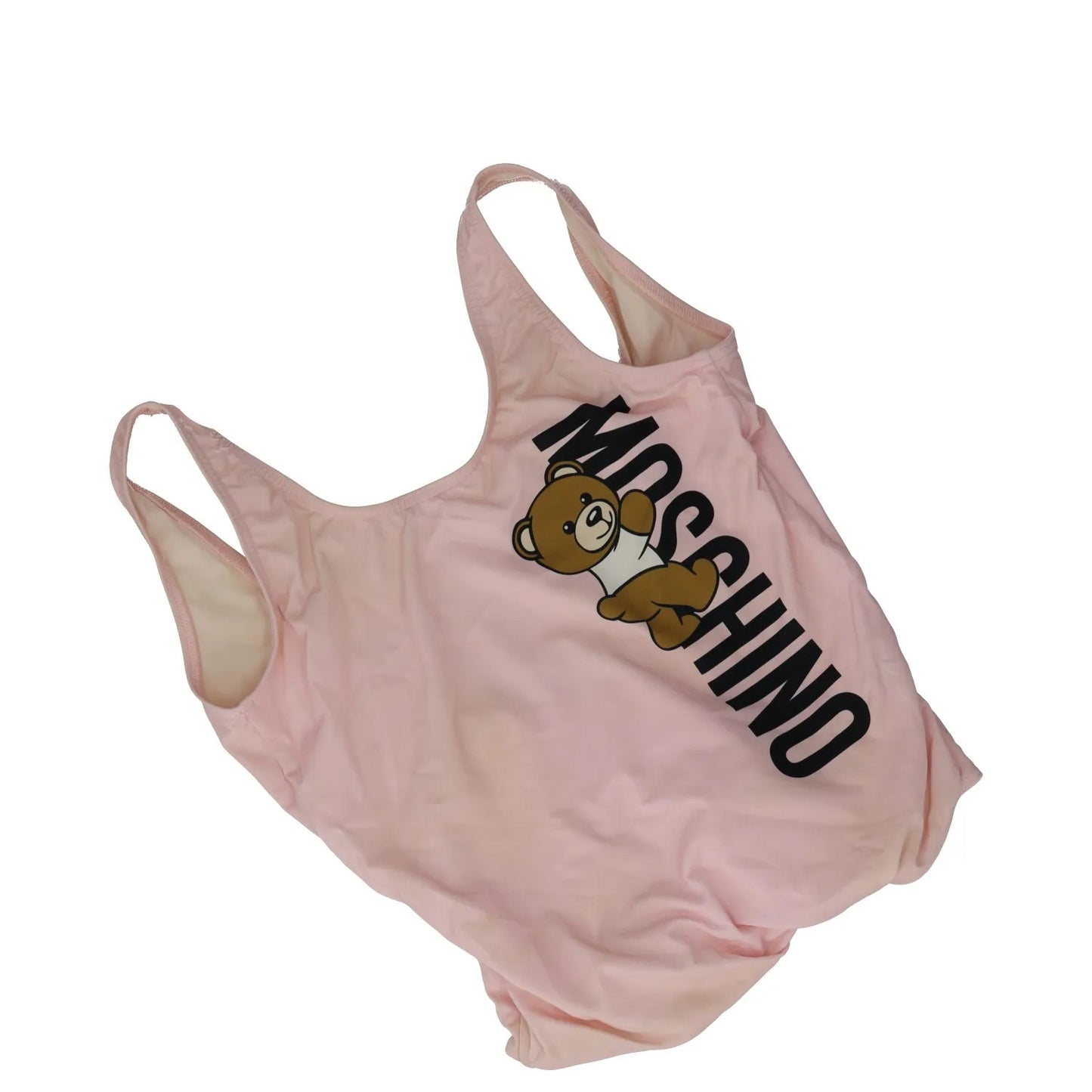MOSCHINO KIDS Girls Climbing Toy Swimsuit Pink One Piece Logo  Years RRP 88 — View 5