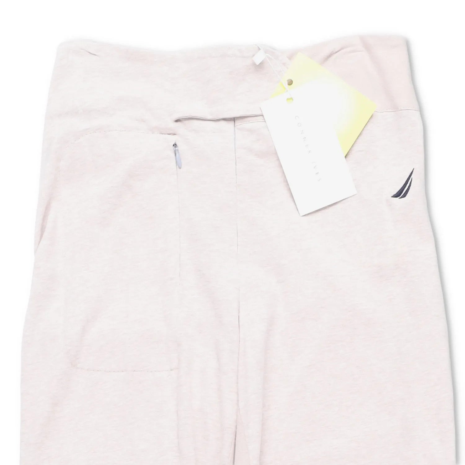 CONNER IVES Womens Flared Joggers Mixed Vintage Fibre White Logo Size M RRP 250 — View 5