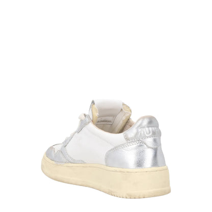 AUTRY Womens Medalist  Bicolour White Leather Low Top Sneaker EU 35 RRP 190 — View 5