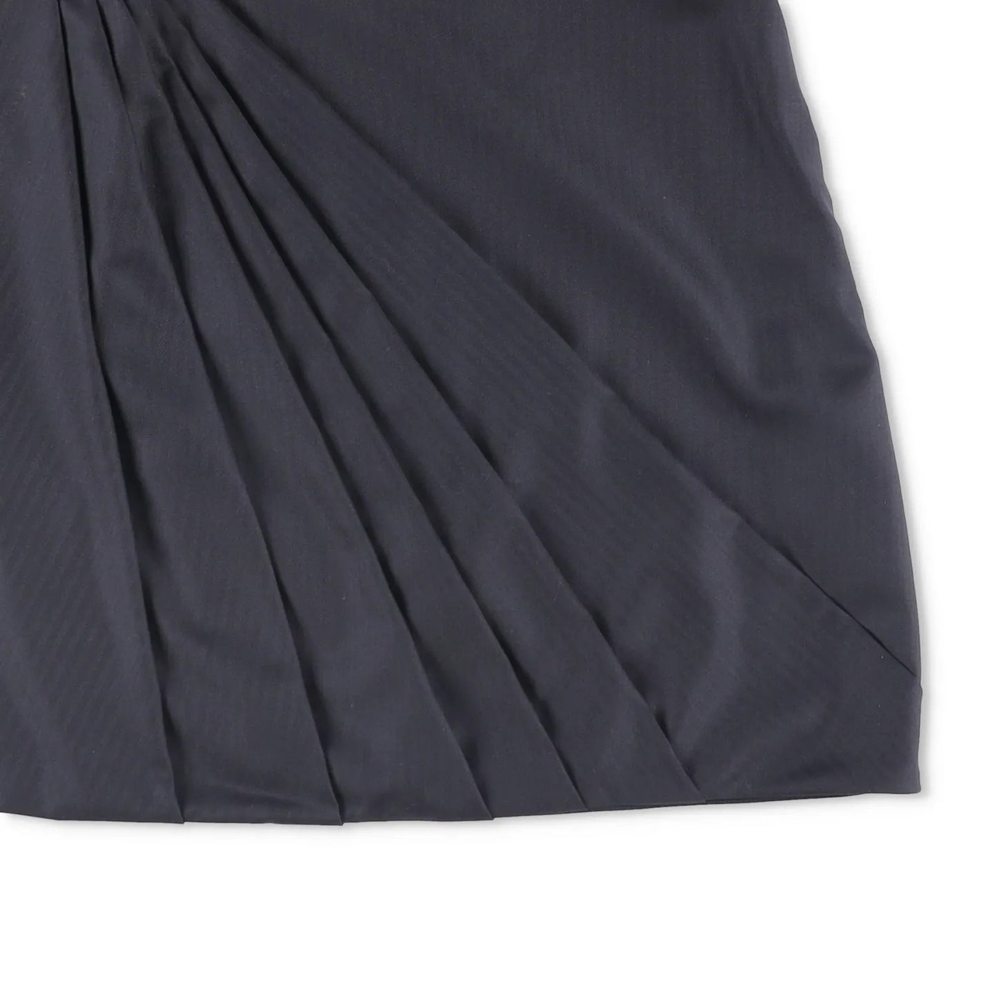 RACIL Womens Misha Mini Skirt Herringbone Wool High Waist Draped Black 4 RRP 420 — View 4